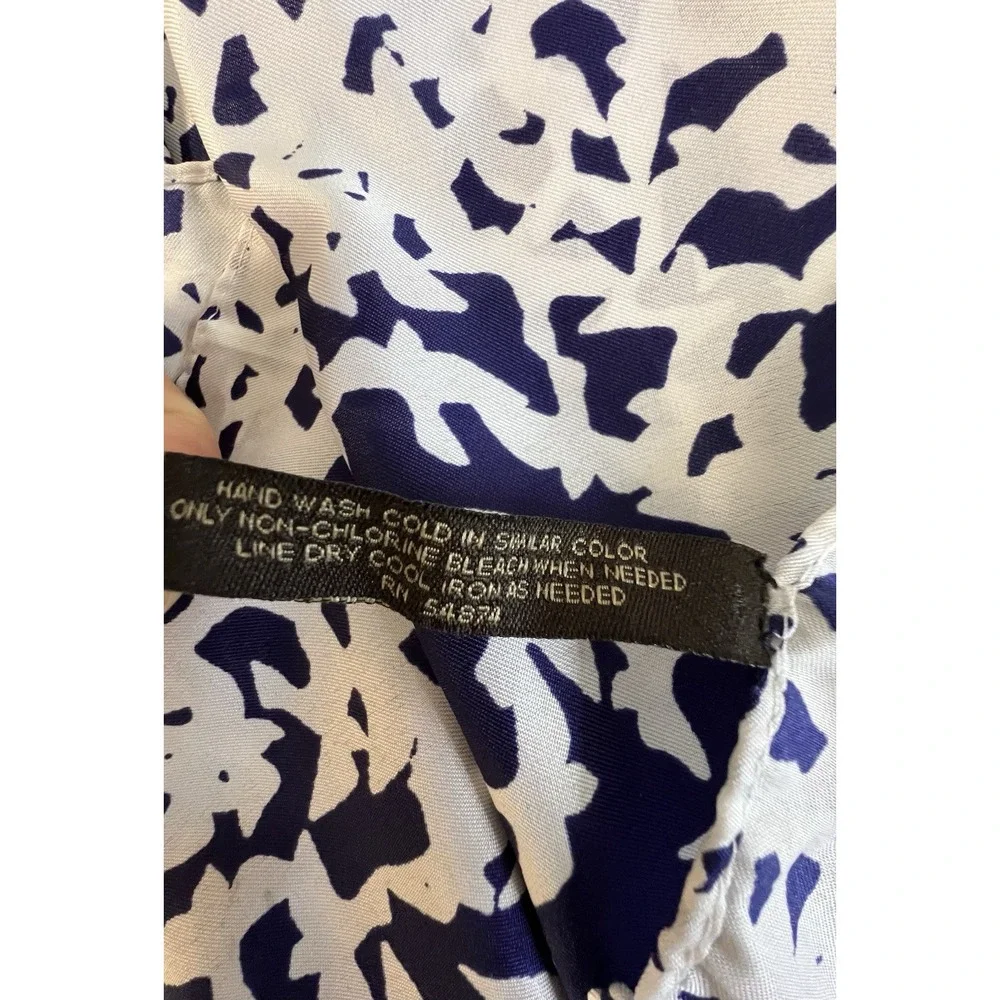 The Limited Scarf Polyester many pigeons flying Blue‎ White 40